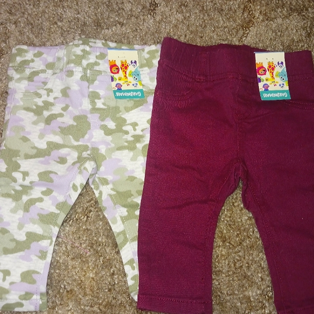 NWT Garanimals size 3-6 months girls jeans